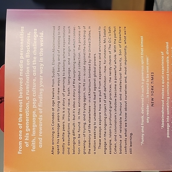 Non Fiction Book - Son of Elsewhere by Elamin A. - Picture 2 of 2